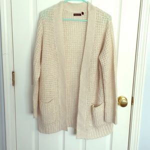 Creme knit cardigan
